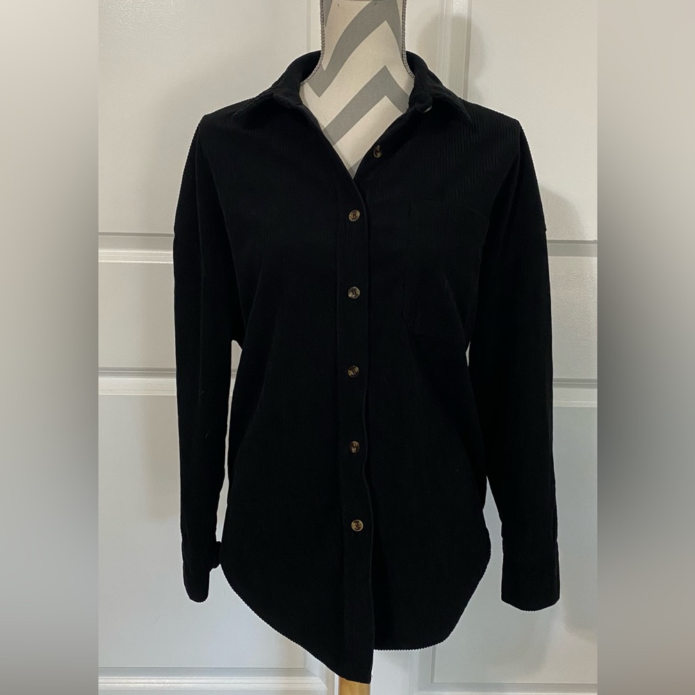 Unbranded Medium Black Corduroy Jacket